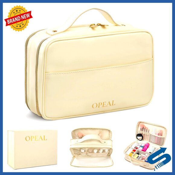 Handbags - Elegant Travel Makeup Organizer Waterproof Modular Cosmetic Case Compartments